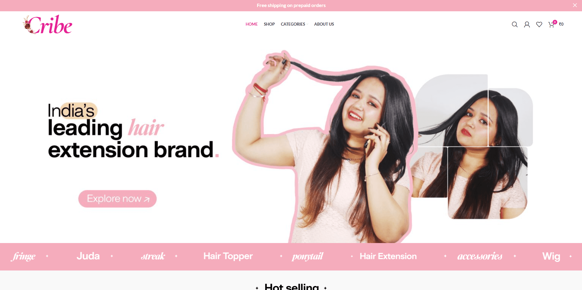 Cribe.in - Ecommerce Platform(Sold)